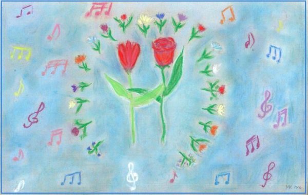 Рисунок оригинальный Международному женскому