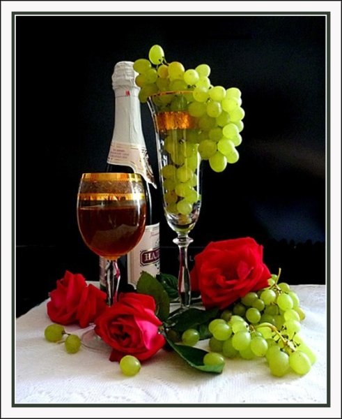 С днём рождения шампанское