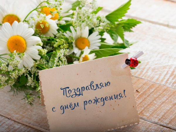Поздравляю с днём рождения