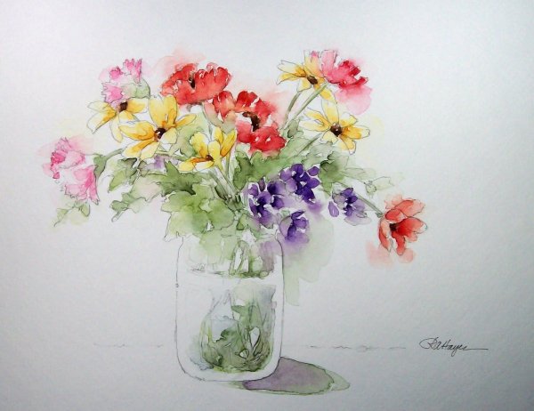 Вячеслав Ключников Акварельные цветы