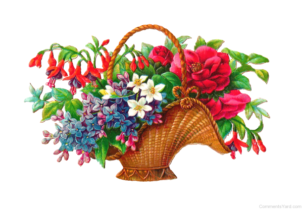 Корзинка с цветами