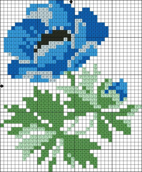 Рисунки для вышивки крестом схемы