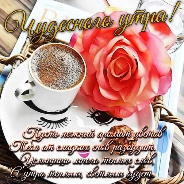 Нежное розовое утро