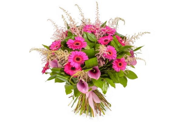 Букет на белом фоне