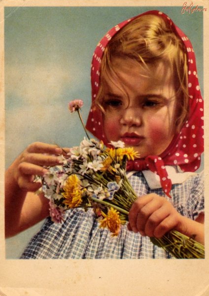 Винтажная открытка