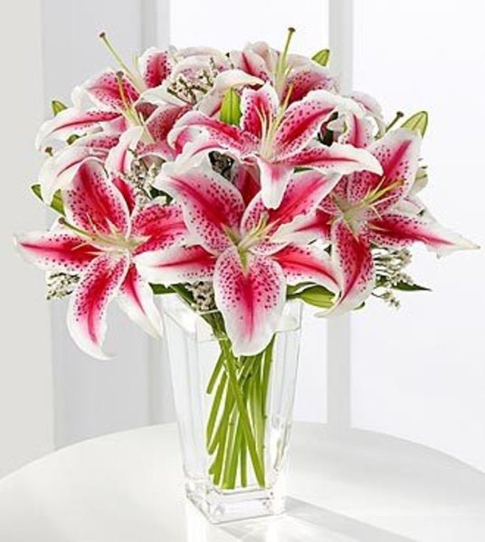 Самый большой букет лилий