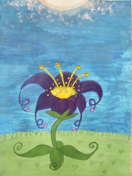 Аленький цветочек нарисов