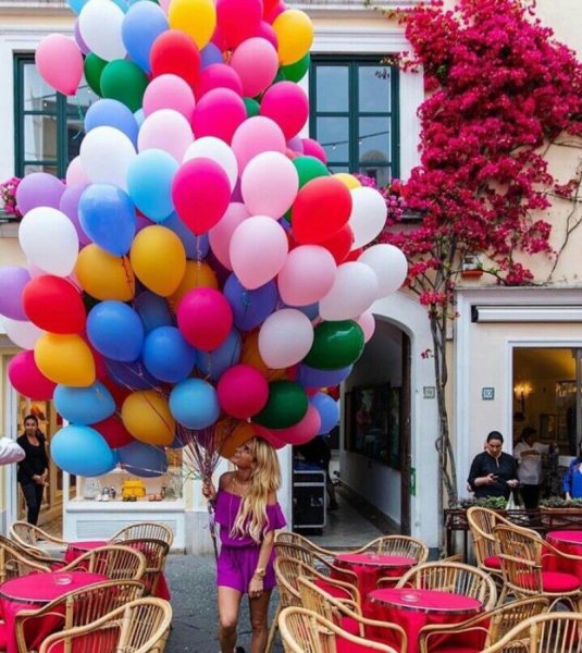 Шикарный букет и шары