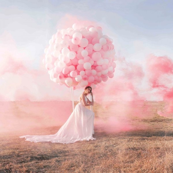 Фиолетовые шары