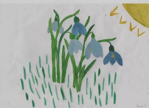 Подснежник для детей