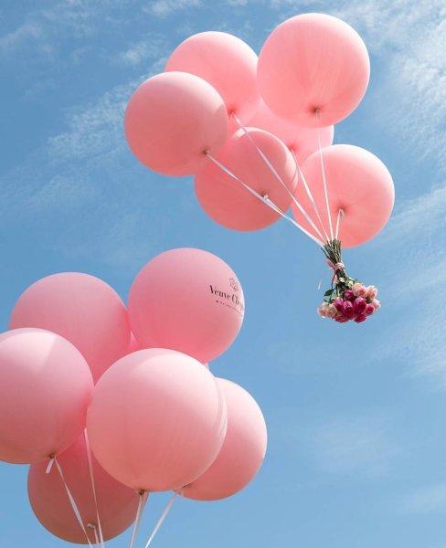 Розовые шарики