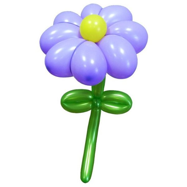 Цветы из воздушных шаров