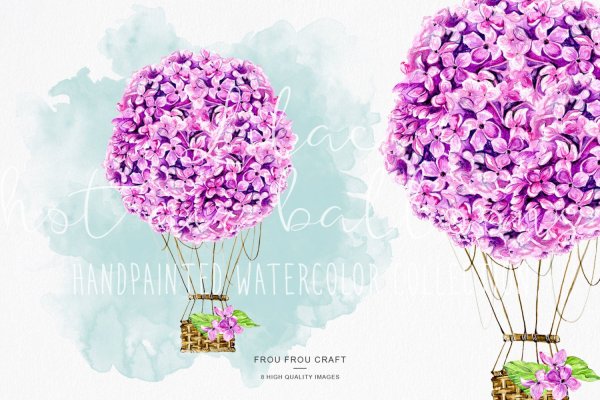 Шарики много вверх