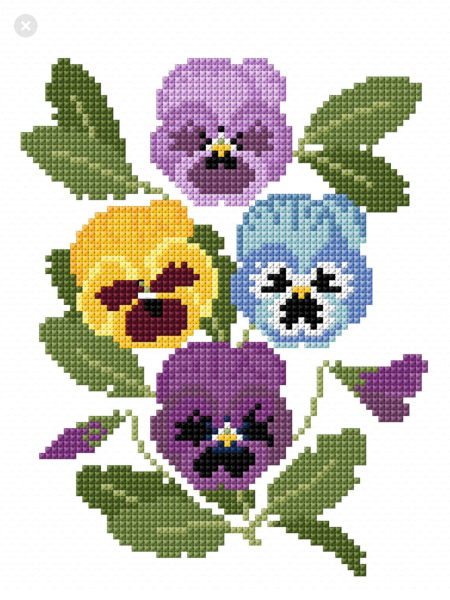 DMC Анютины глазки