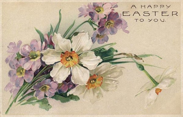 Decoupage/"Анютины глазки".