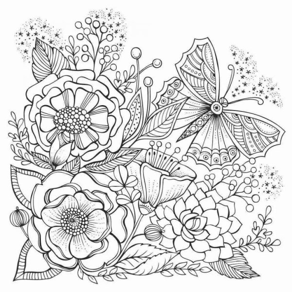 Антистресс цветы