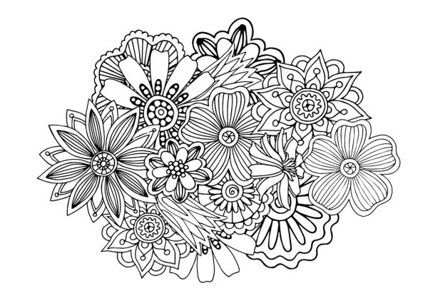 Раскраска тистресс цве