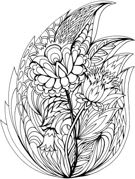 Зентангл розы