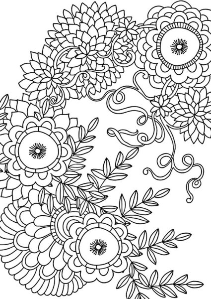 Антистресс цветы