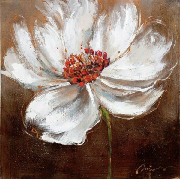 Анемоны мастихином