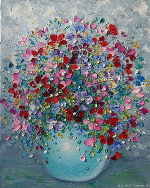 Картины мастихином акрил