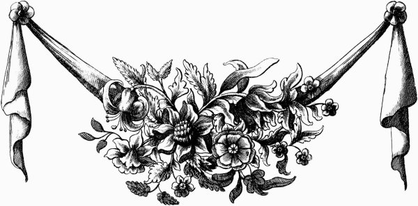 Черно-белые узоры старинные