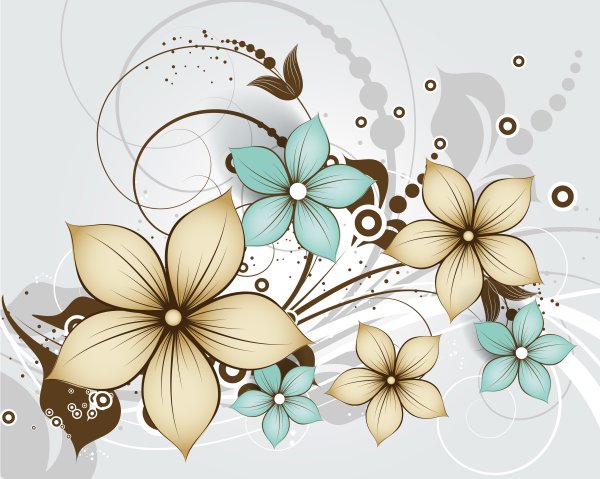 Орнамент цветы