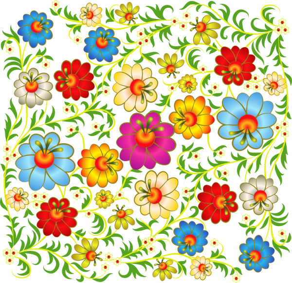 Орнамент в цвете