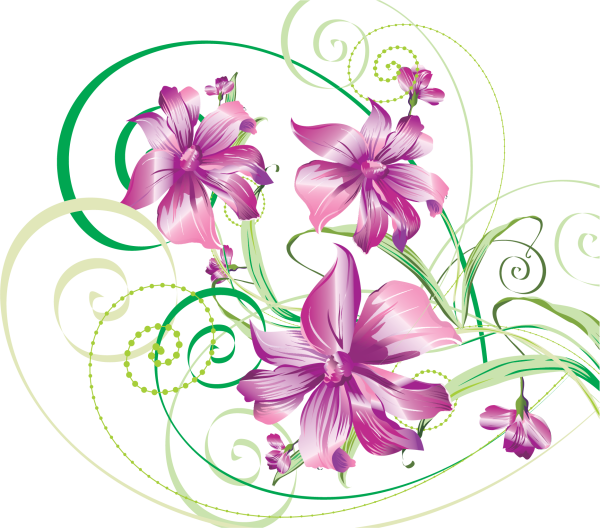 Векторная Графика цветы