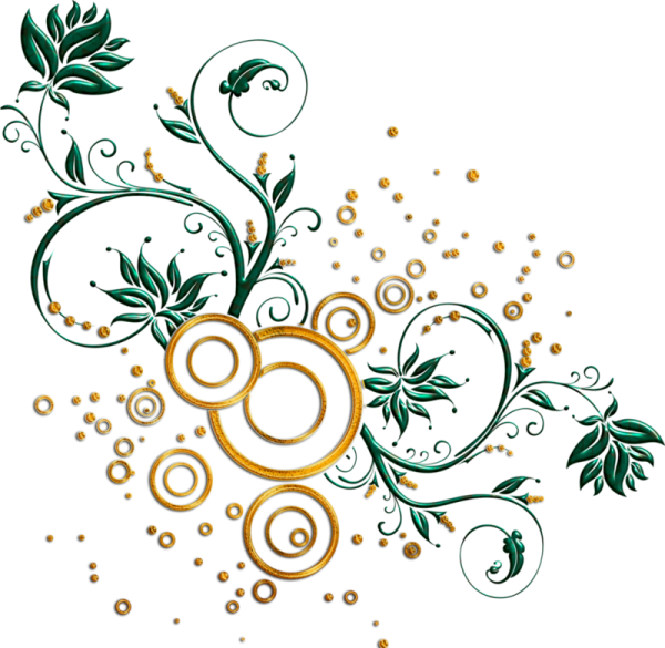 Цветочные орнаменты и узоры