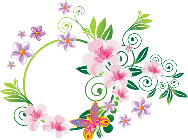 Красивые векторные цветы