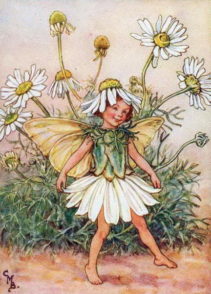 Эльф с цветами