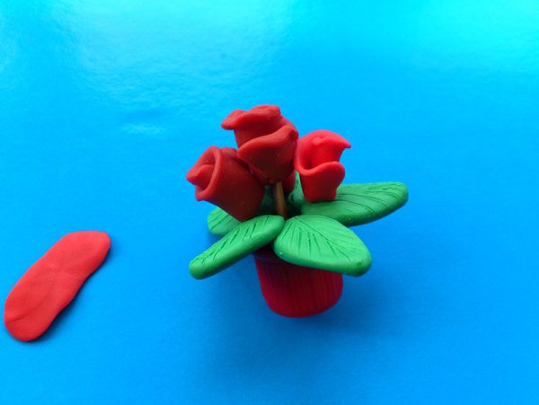 Лепка цветочек