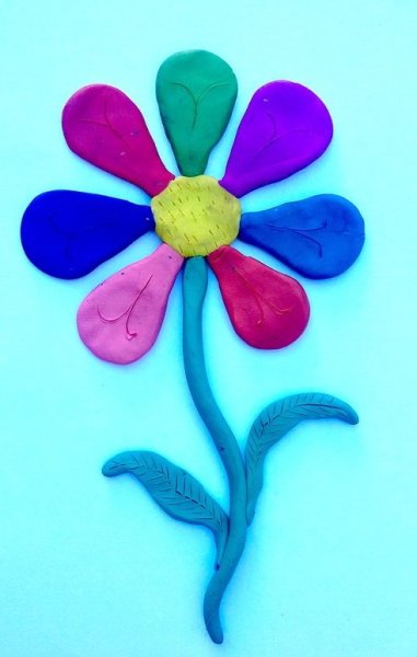 Цветик семицветик пластилин