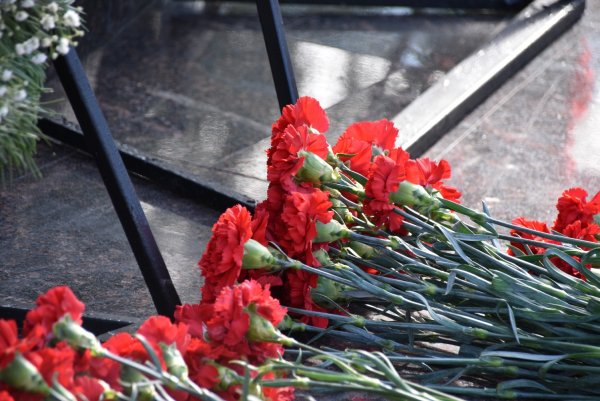 Возложение цветов к памятнику