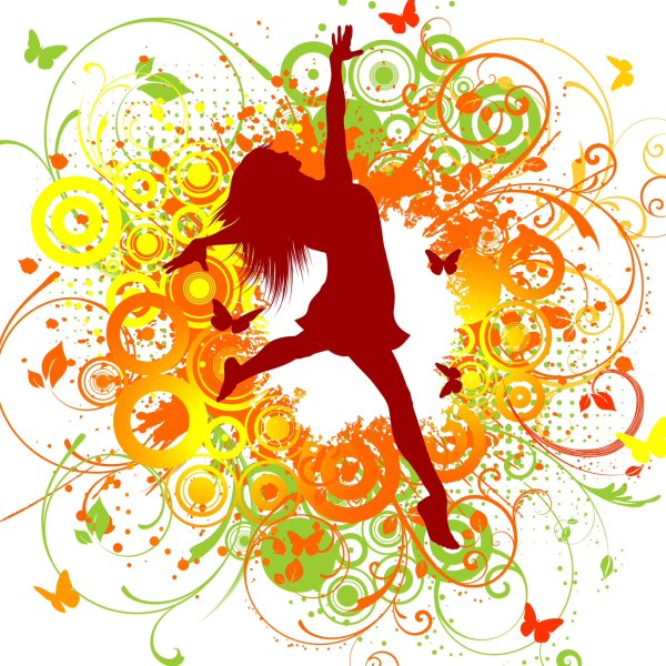 Весна танцы абстракция