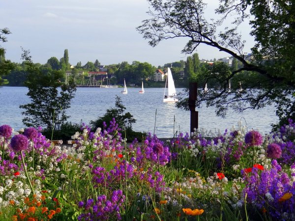 Остров цветов Майнау (Юг Германии, Боденское озеро)