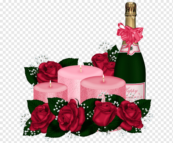 Фрукты и шампансна подносе