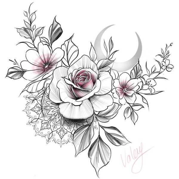 Цветочек скетч