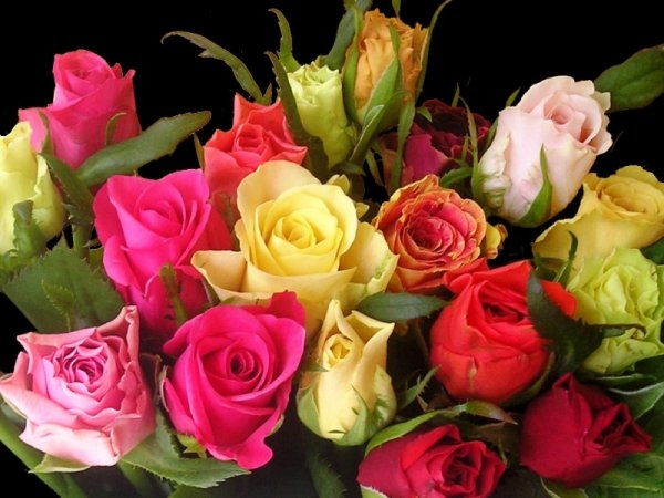 Шикарные цветы и конфеты