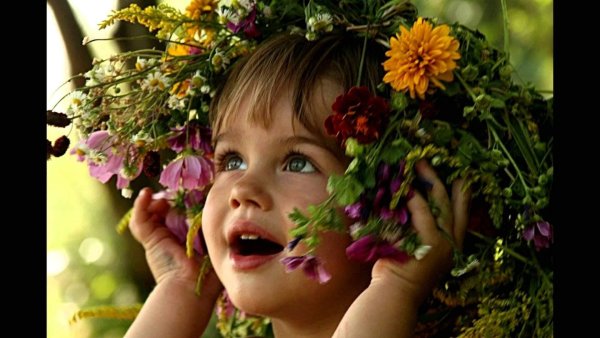 Ромашка улыбается