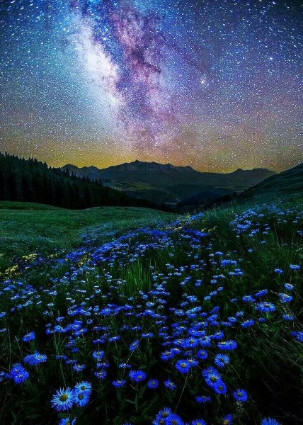 Красота природы ночью