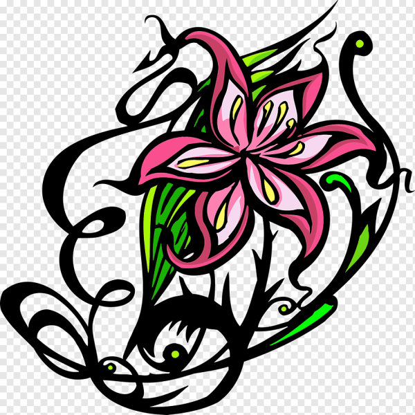 Стилизованные цветы