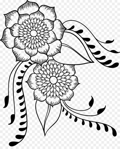 Декоративные цветы рисунки