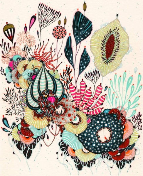 Стилизованная растительность