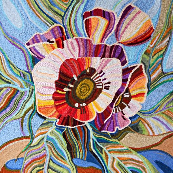 Ниткография Подсолнухи