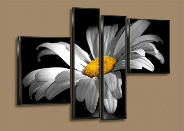 Триптих белые цветы