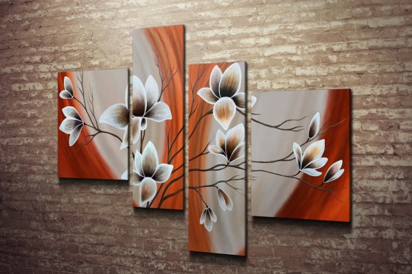 Модульные интерьерные картины акрилом