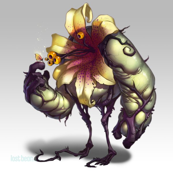 Цветочек монстр