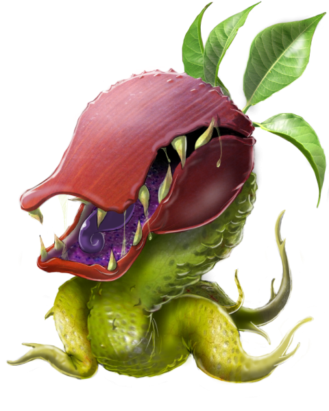 Хищный цветок арт